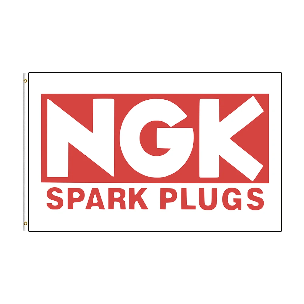 

3x5 Ngks Flag Polyester Printed Car Parts Banner For Decor