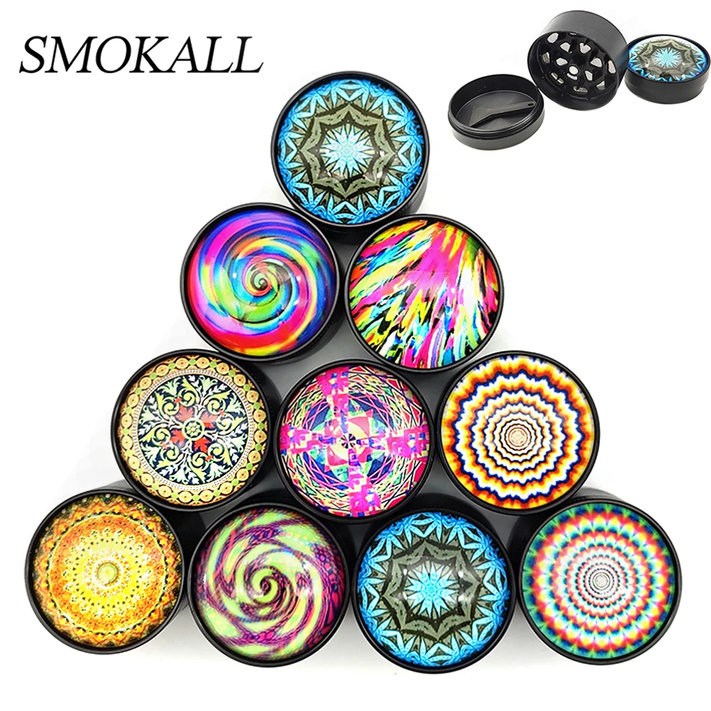 

10Pcs Herb Grinder 40mm Resin Mill Spice Grass Crusher Smoking Pipe Tobacco Accessories Pipas Fumar Hierba For Man Present