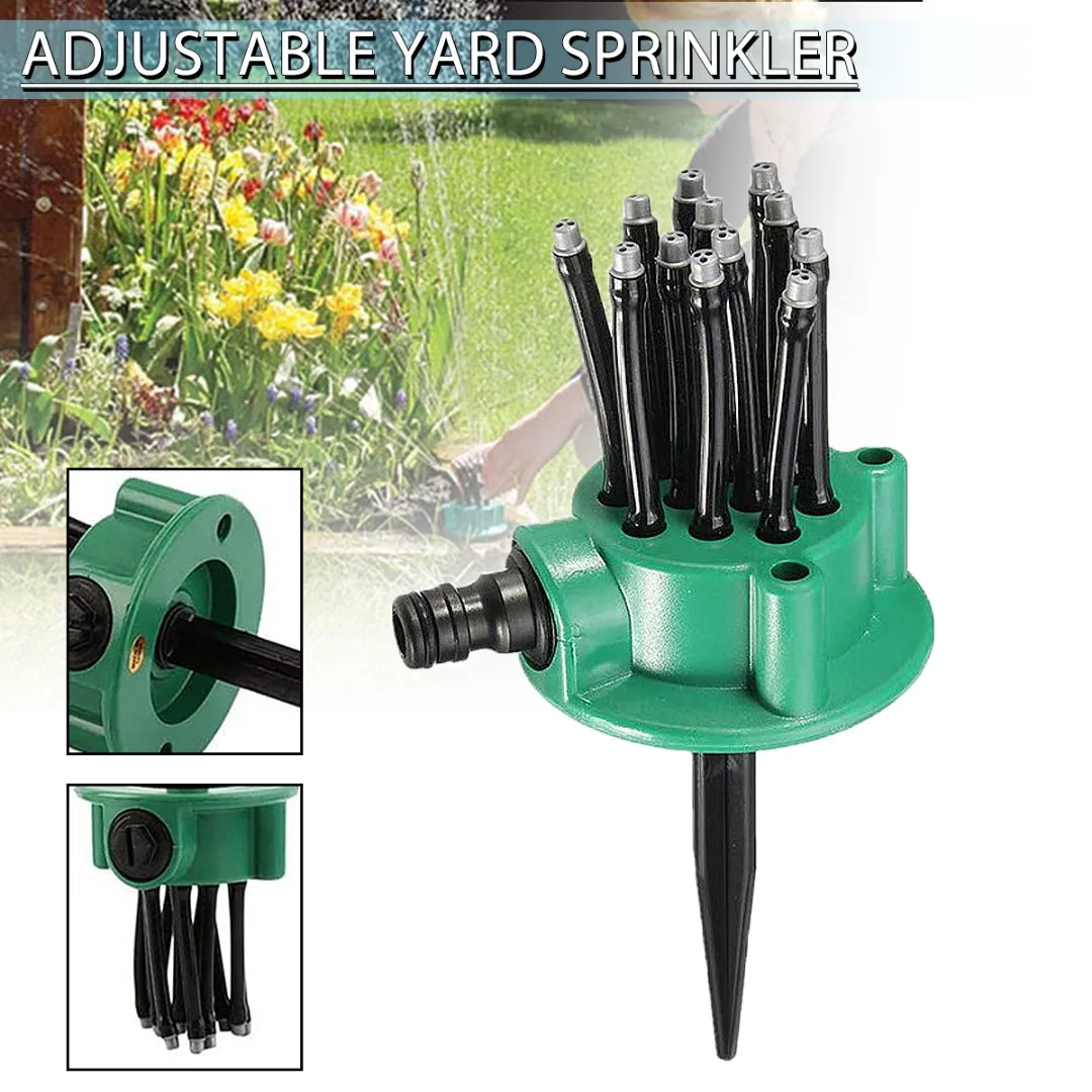 

Регулируемый автоматический разбрызгиватель для сада, 360 градусов