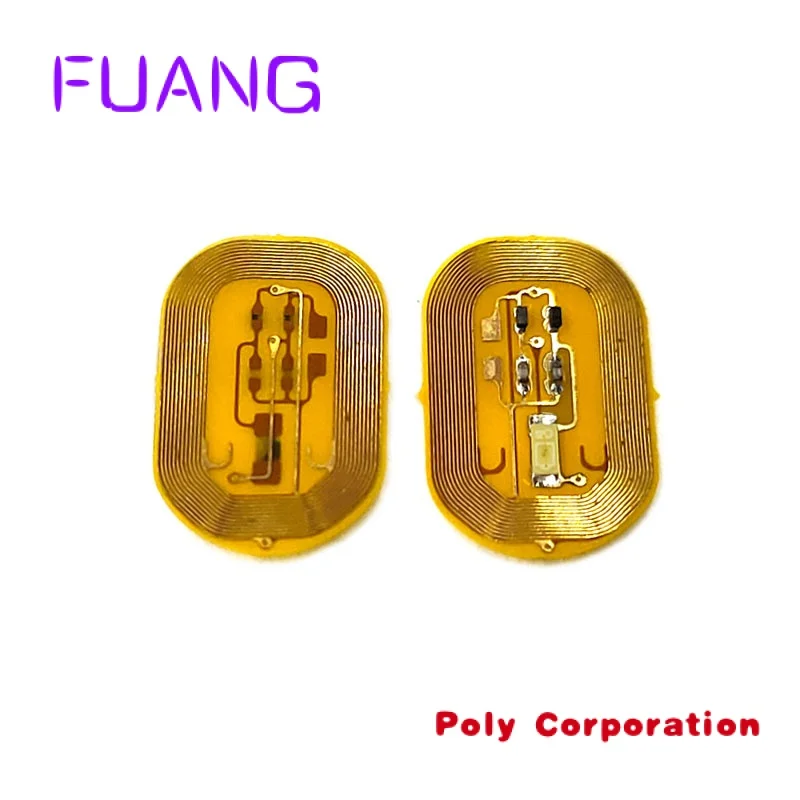 

Flexible NFC Sticker with LED Lights for Nails Decoration Social Media Info Sharing Tiktok Follow Video Channel Subscribe