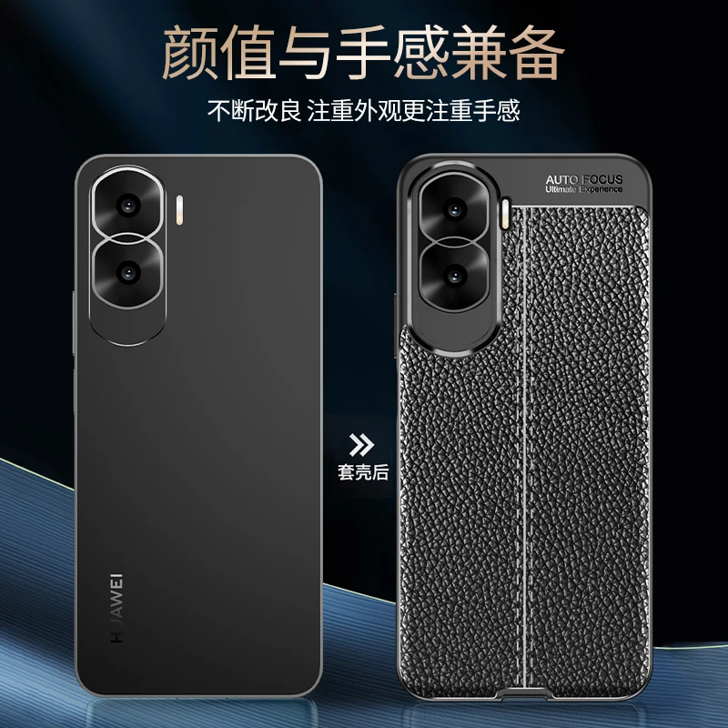 For Honor 90 Lite Case Luxury Silicone Leather Rubber Case For Honor 90 Lite Cover Honor 90 Lite Case TPU Protector