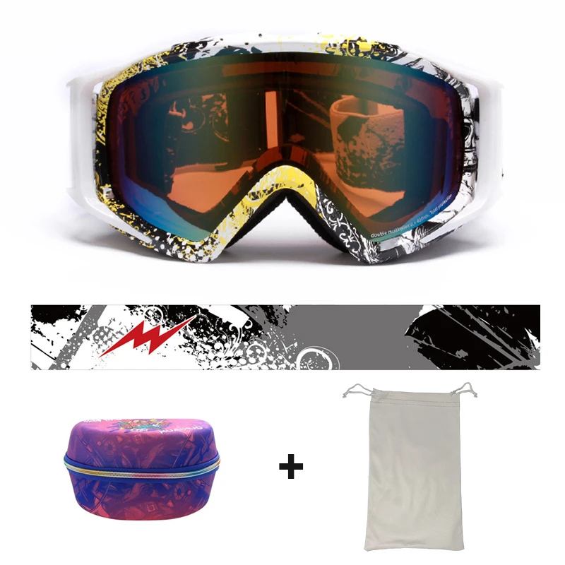 

2022 New Winter Ski Goggles Men Women Double Layer Anti-fog Glasses Outdoor Sports Skiing Cylindrical Mountaineering Snow Mask