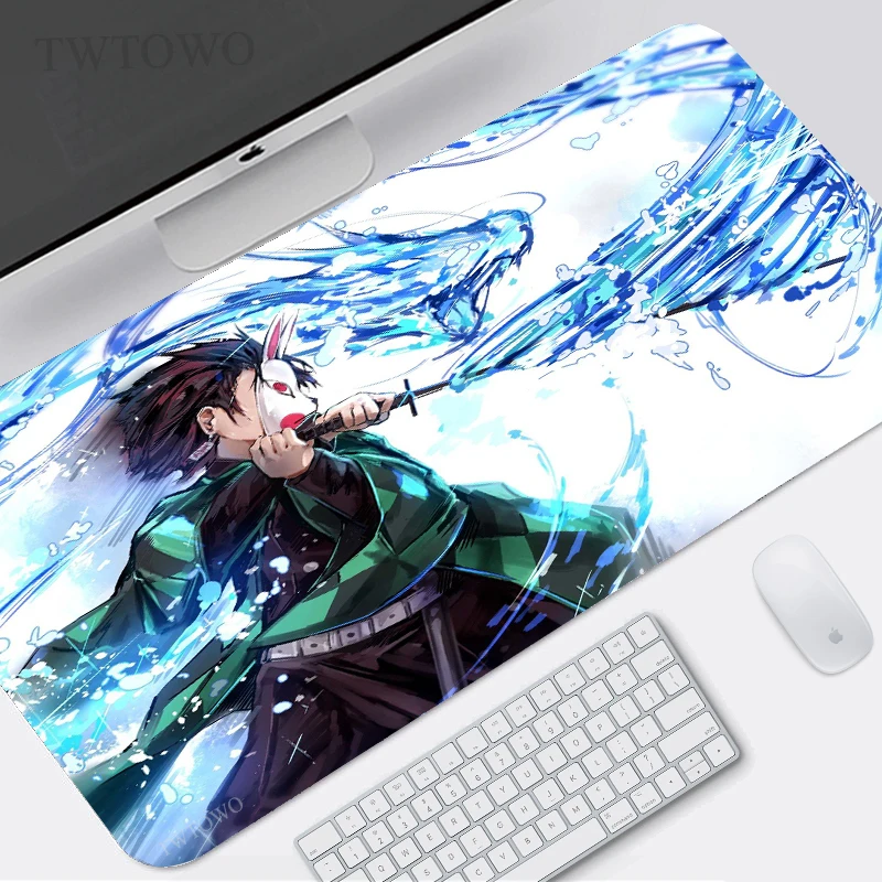 

Anime Demon Slayer Kimetsu No Yaiba Mouse Pad Gaming XL Large Computer Custom Mousepad XXL keyboard pad Carpet PC Table Mat