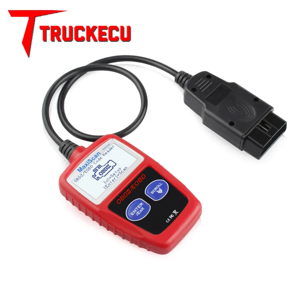 Фото Автомобильный сканер MaxiScan MS309, универсальный считыватель кодов OBDII/EOBD OBD2, PK KW808 ELM327 easydiag launch golo Autel ms309 №3