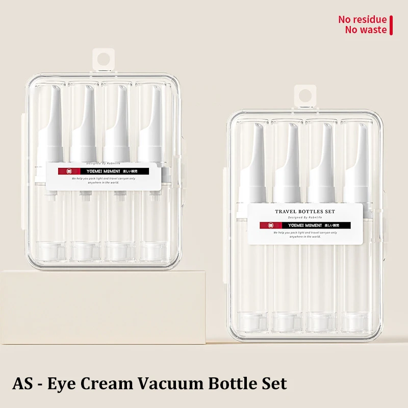 Пустая дорожная Косметическая прессованная Вакуумная бутылка для лосьона и