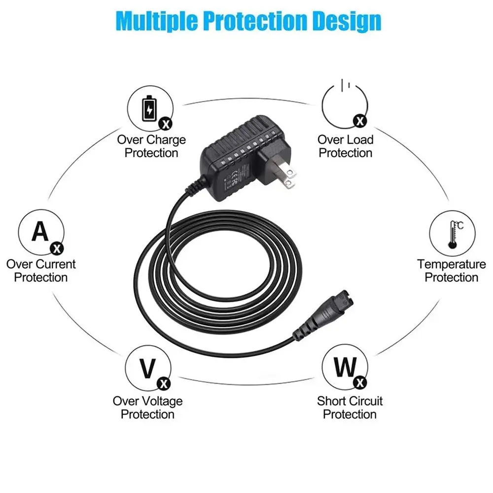 Beard Trimmer Shaver Power Adapter Electric Razor Shaver Cha