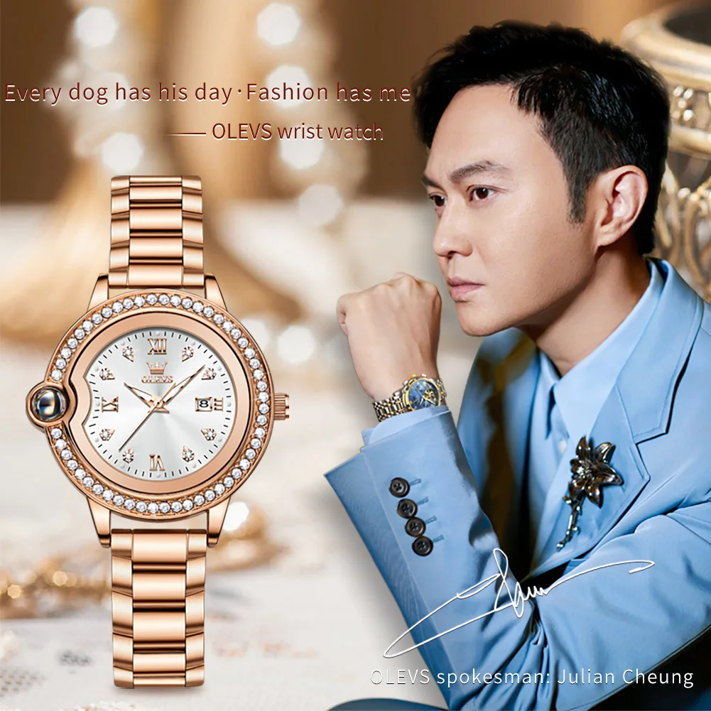 Женские кварцевые часы с римским циферблатом водонепроницаемые