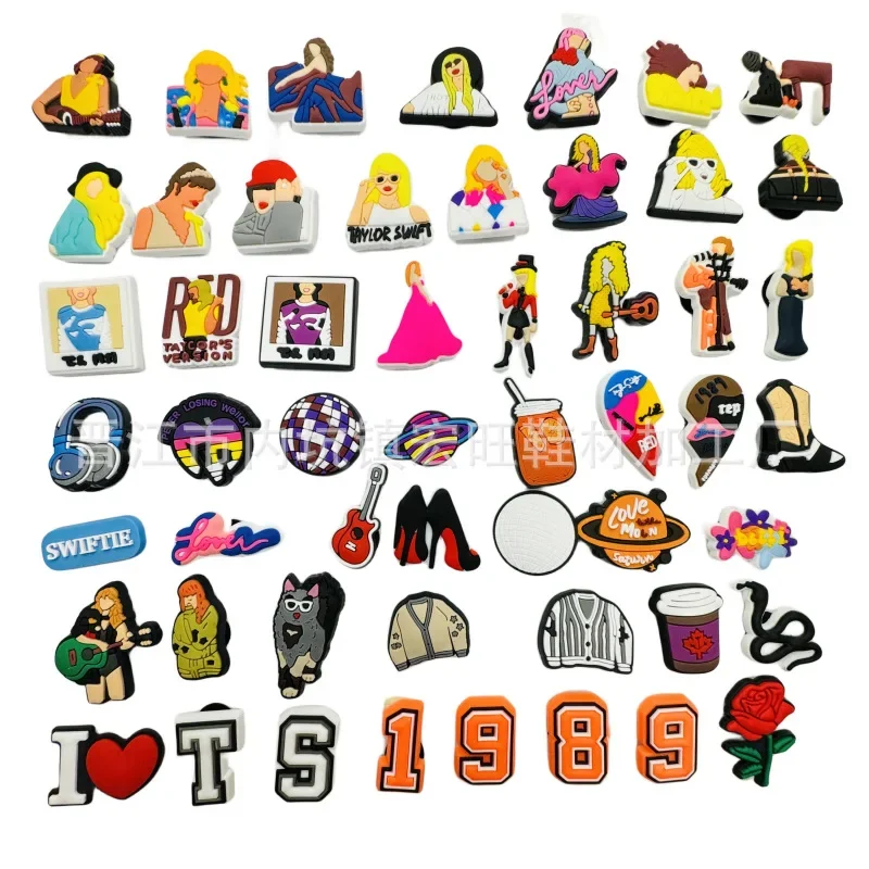 Аксессуары Для Обуви Из Искусственной Кожи ПВХ С Отверстиями Сандалий Тапочек