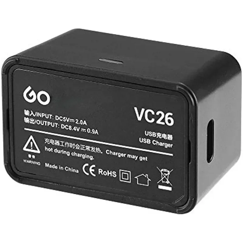 Для Godox VC26 USB-зарядное устройство DC 5 В вход постоянного тока 8 4 выход для зарядки