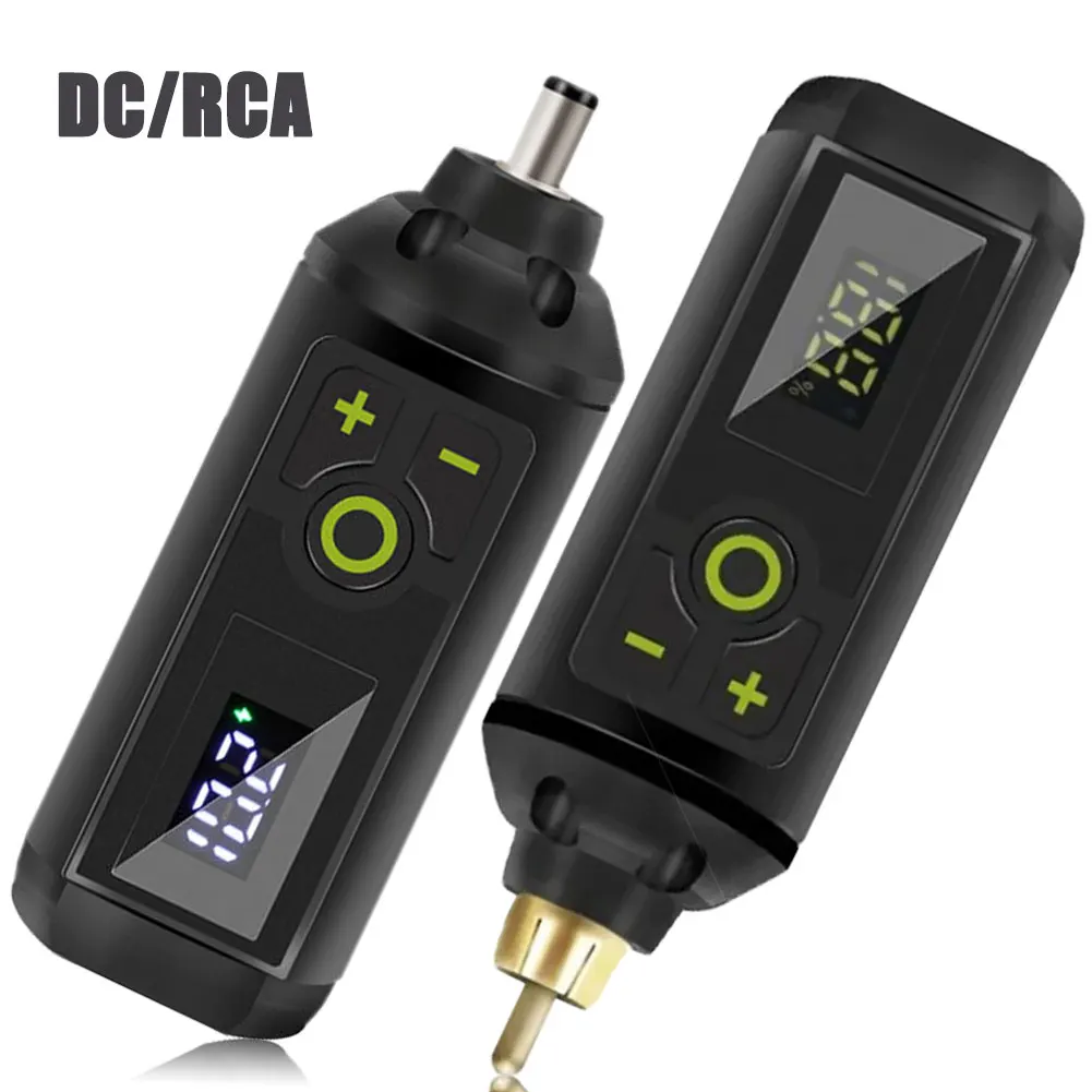 Беспроводной Источник Питания Для Татуировки Мини-цифровой ЖК-экран Интерфейс