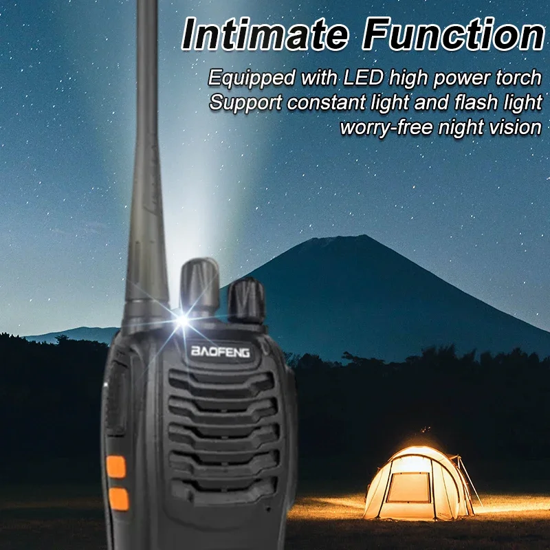 Портативная рация Baofeng BF-888S Pro 2024-400 МГц Любительская 2-сторонняя радиосвязь