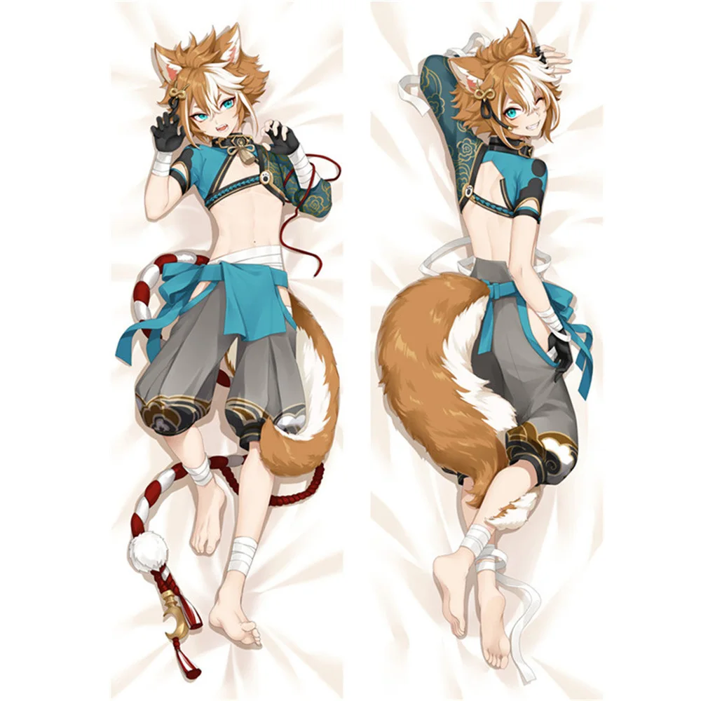 

Подушка «Dakimakura» чехол Genshin Impact Man Anime чехол