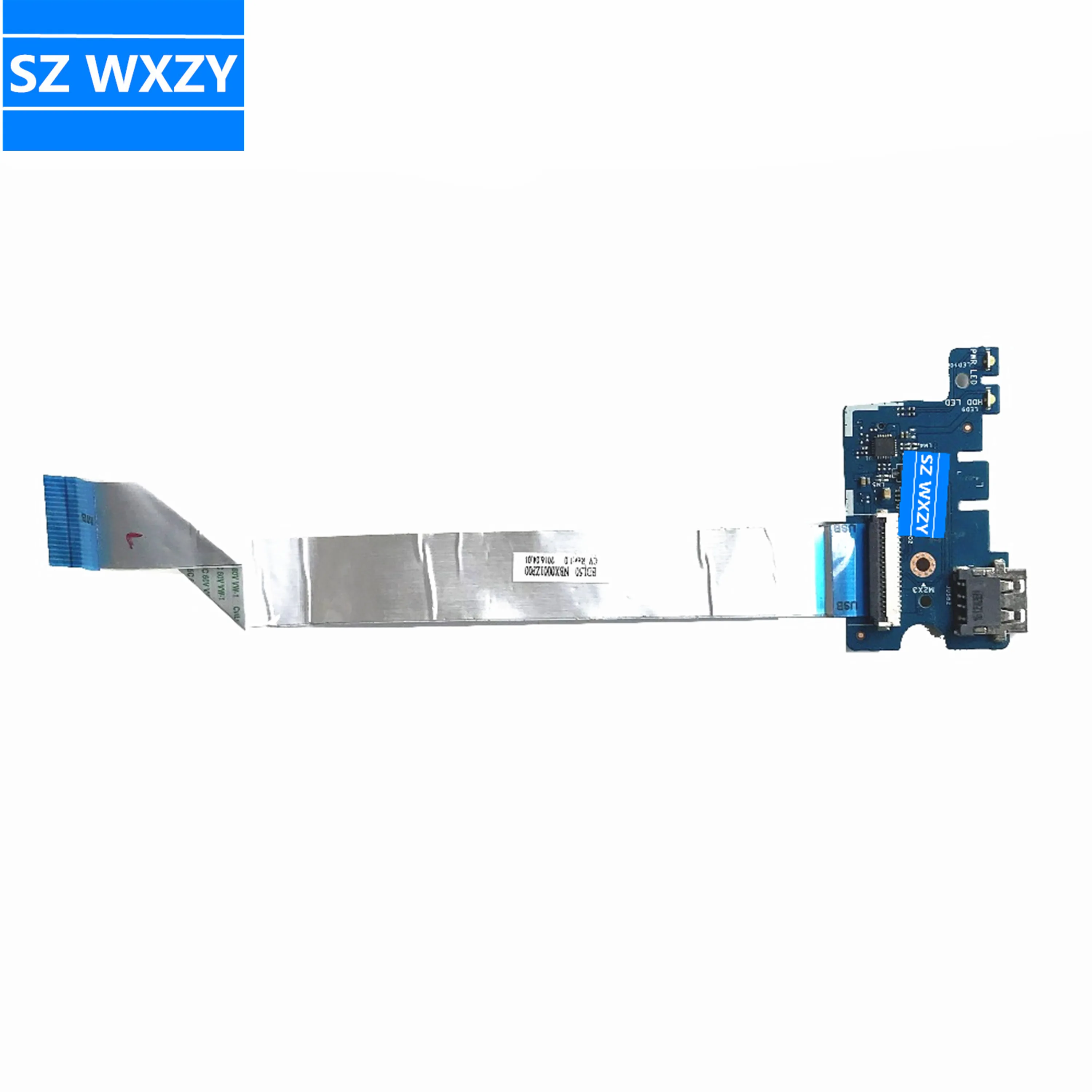 Оригинал для ноутбука HP 15-AY 255 G5 USB и кардридер плата с кабелем BDL50 LS-D702P NBX0001ZP00 100%