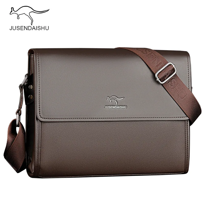 New Business Men Messenger Bags Vintage Leather Classical Crossbody Shoulder Bag For Male Brand Casual Man Handbags Fashion Bags