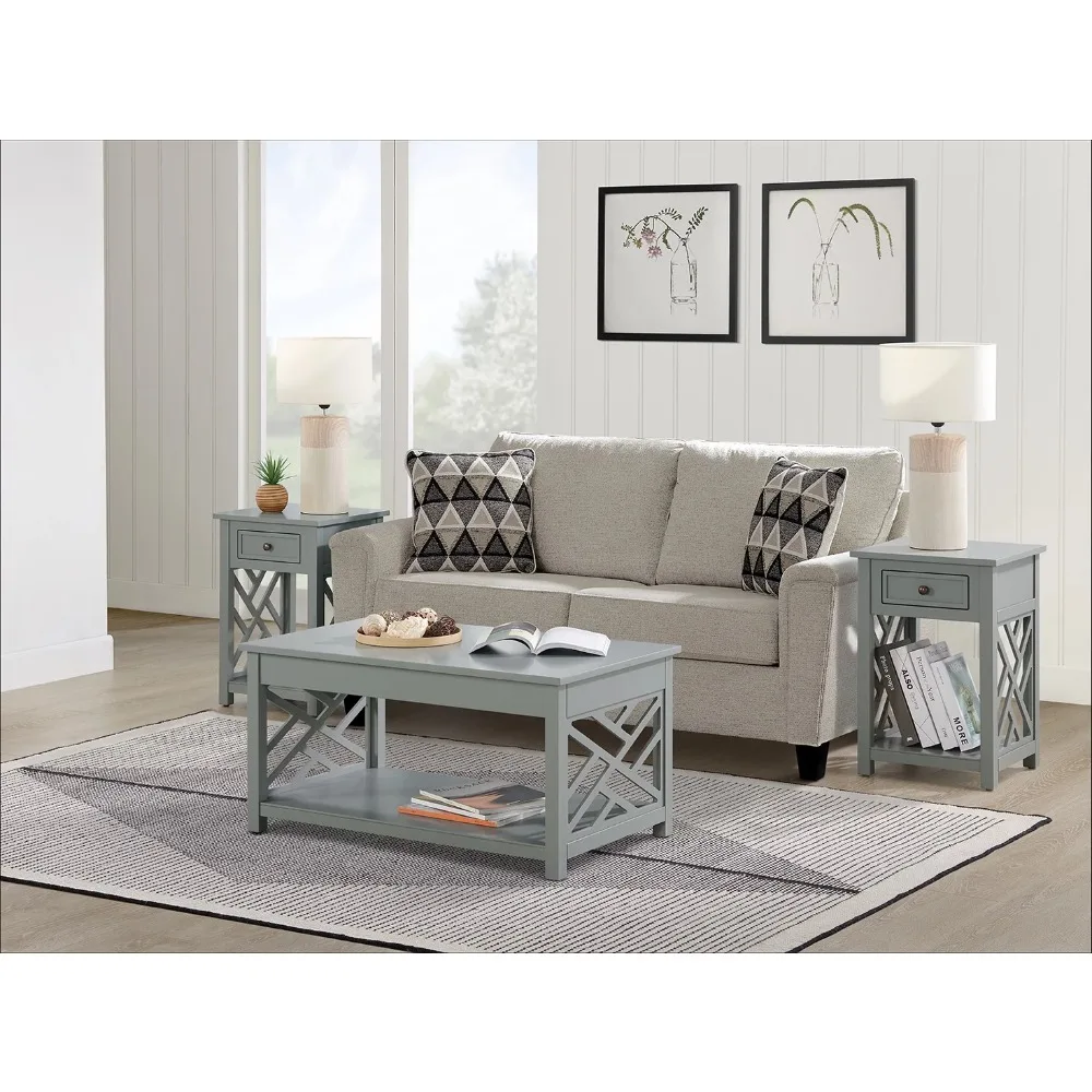 Outdoor Table Chair Set of Tables and Chairs Coventry 36“ Coffee Table and Two End Tables With Drawer Vintage Furniture Dining