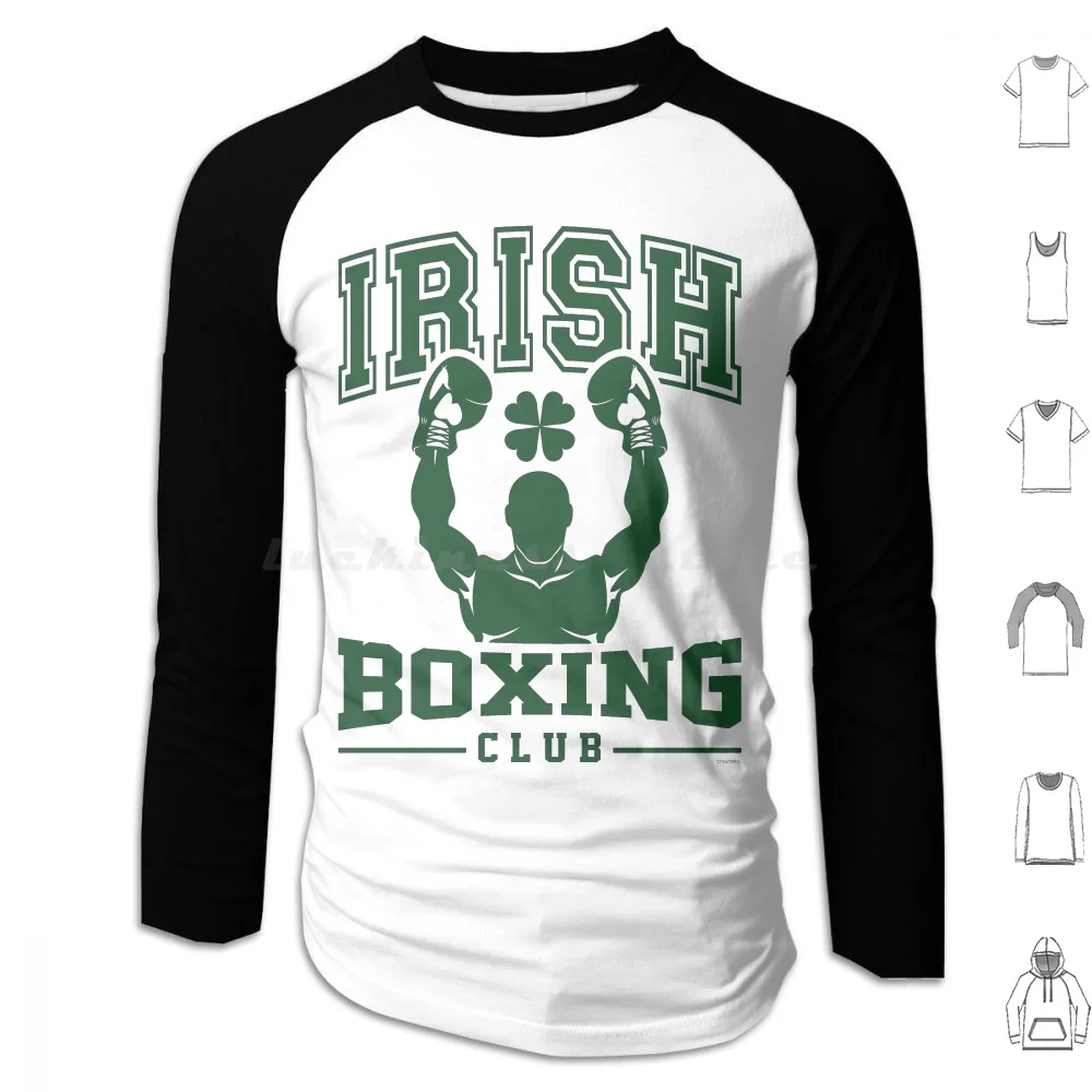 

Irish Boxing Club Hoodie cotton Long Sleeve Irish Boxing Club Irish Club Boxing Day Irish Fighting Irish Boxing Boxing Team