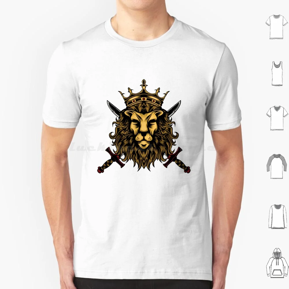 Футболка с надписью Be Strong As A Lion