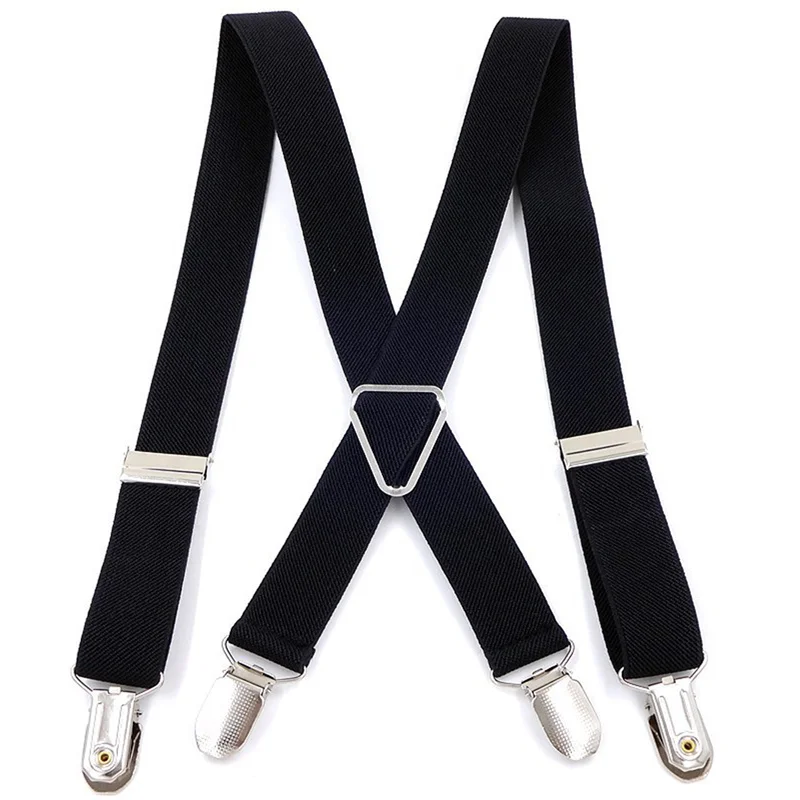 

Quality Men Women Kids Soild Colorful Elastic Suspender Set X Back Brace Adjustable Straps Wedding Party Daily Accessory