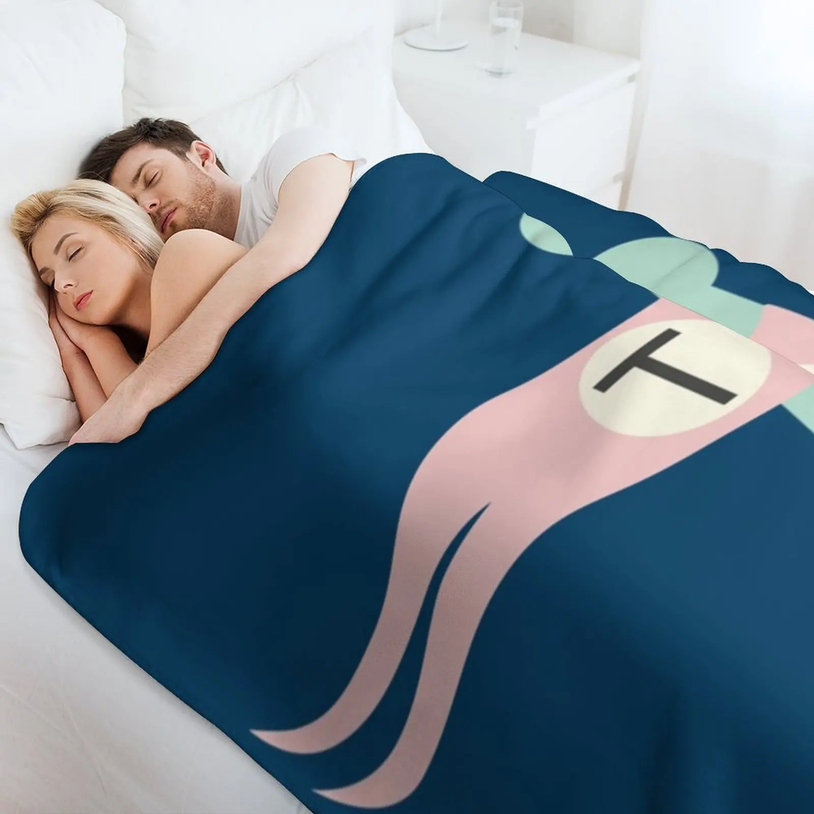 Фото Плед Tenenbaum Flag Throw Blanket, уютное легкое одеяло для путешествий, кемпинга, пикника №4