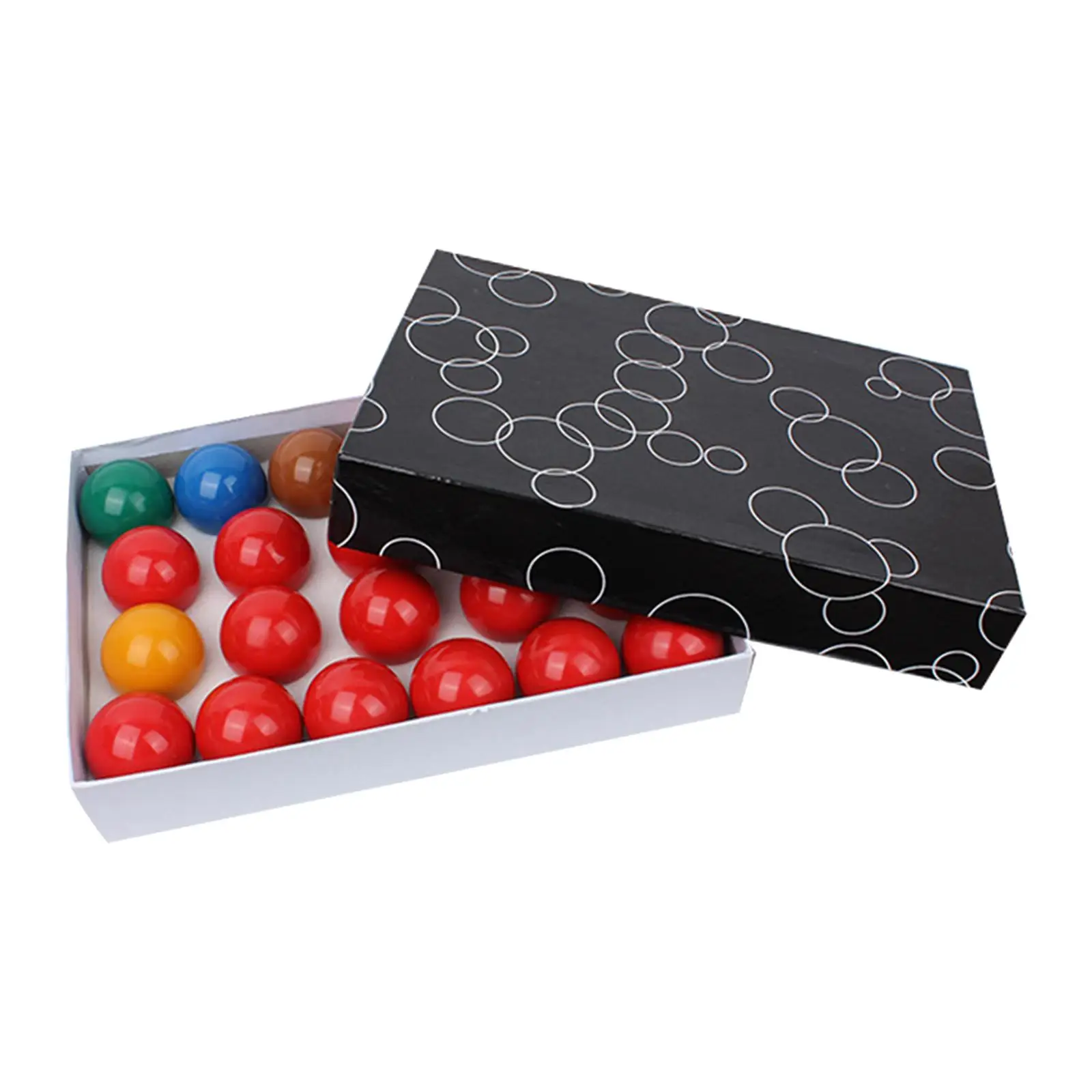 

22x Billiards Table Balls Set, Pool Cue Balls Colorful Professional Practice