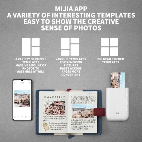 Xiaomi Mijia AR Портативный Фотопринтер