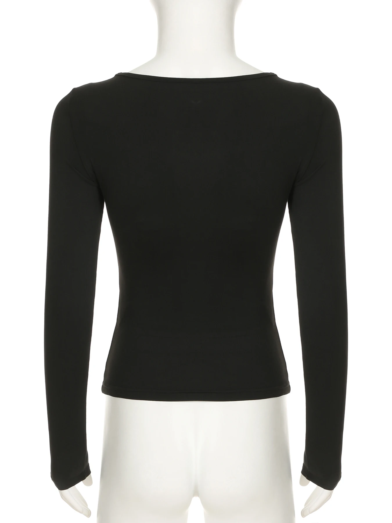 IAMSURE Темные патчи кружевной принт футболка с перспективой готический воротник