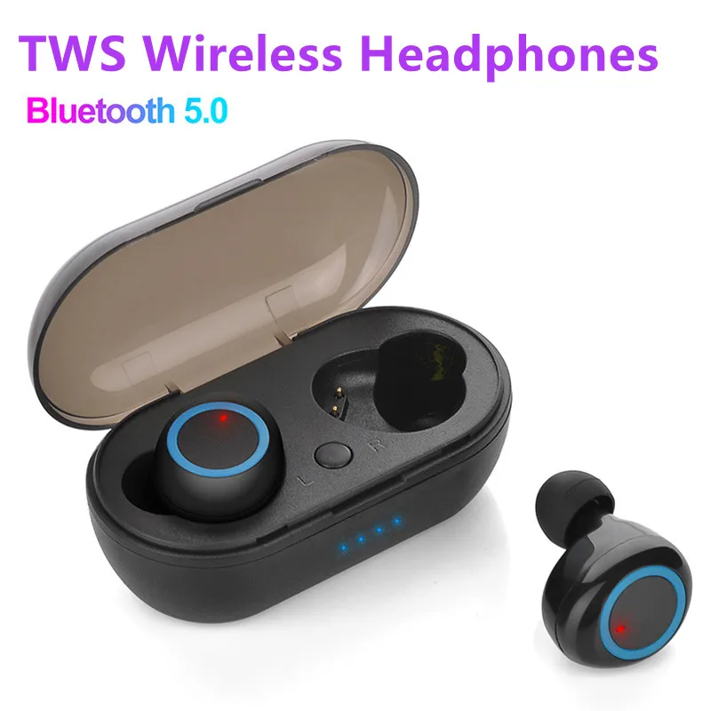 

TWS Wireless Headphones Bluetooth 5.0 Earphones HIFI Stereo Headset Noise Reduction Sports Earbuds for All Smartphones
