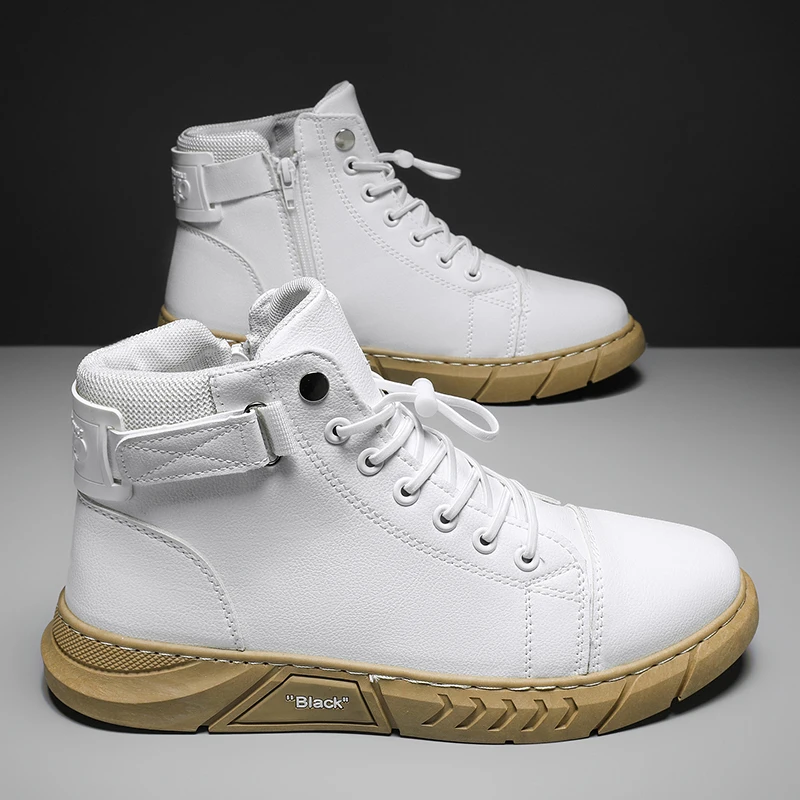 

Мужские осенне-зимние ботинки с круглым носком