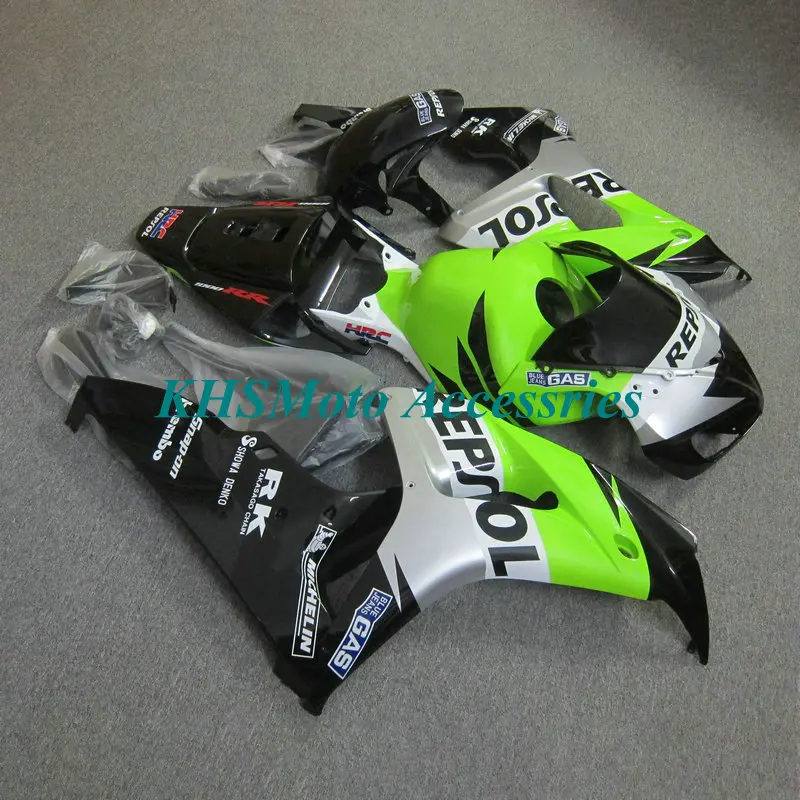 Комплект обтекателей для мотоцикла HONDA CBR1000RR 06 07 CBR 1000RR 2006 2007 CBR1000 инъекция зеленый