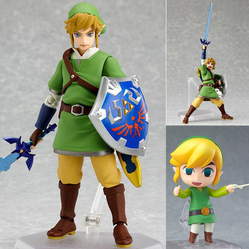 Фигурка Nendoroid Link 413 Bandai легенда о Зельде фигурка Figma 153 Sky Sword Zelda экшн-фигурка
