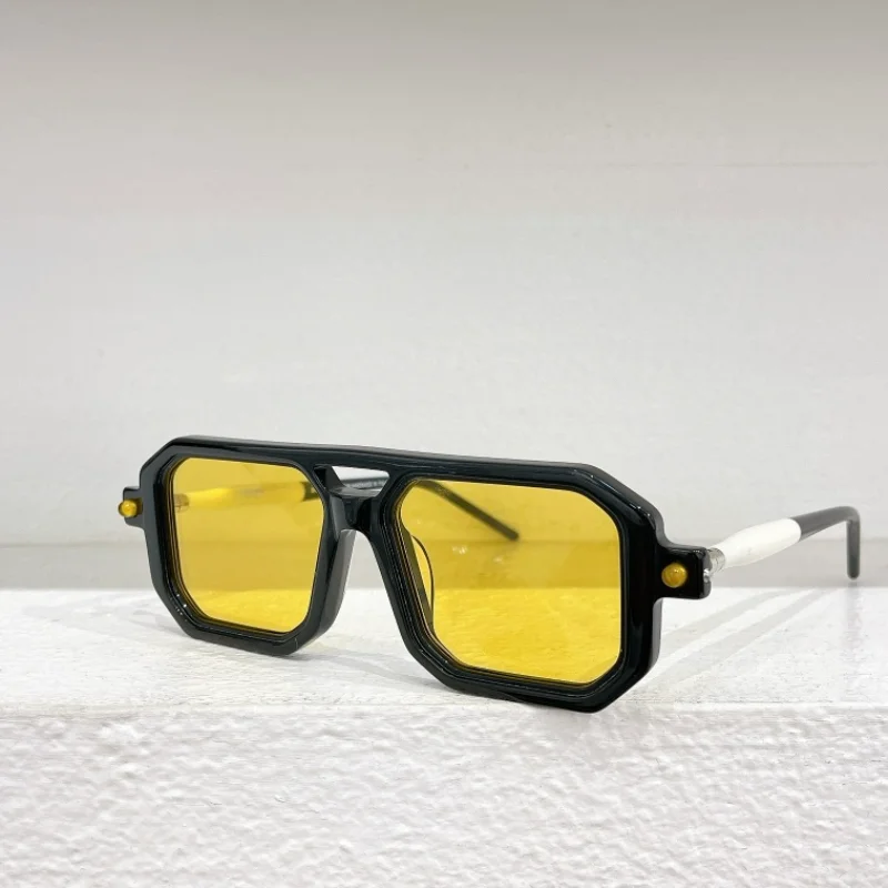 Индивидуальные Модные солнцезащитные очки для мужчин роскошный бренд двойной