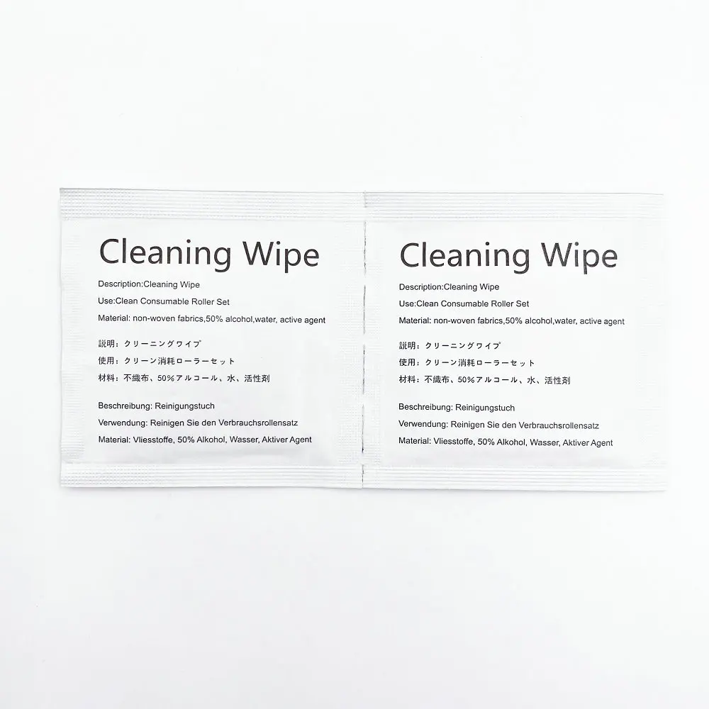 

50PC PA03950-0419 FI-C100CW Moist Pre-Moist Moistened Cleaning Wipe Wipes 6x6cm Cleaning Supplies for Fujitsu Scanner Consumable