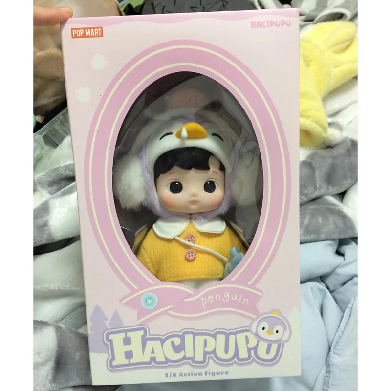 Фото 2025 оригинальная фигурка Hacipupu Penguin 1/8, 16 суставов, подвижная игрушка, модное трендовое украшение, подарок на день рождения, кавайный подарок для девочки №3