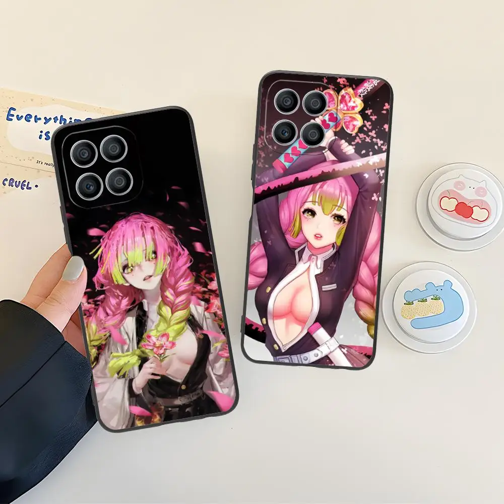 Фото Чехол для телефона «Demon Slayer Mitsuri» для Honor 90 80 70 60 50 30 20 10 9 8 7 Pro S SE Lite 5G Цветной защитный роскошный красивый чехол №1