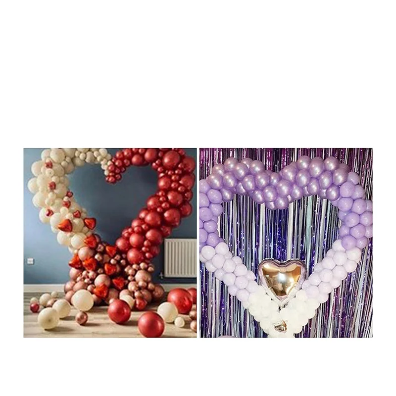 

1.5M Heart Balloon Stand Ring Balloon Arch DIY Wreath Frame Wedding Baby Shower Birthday Party Decor Balloon Holder