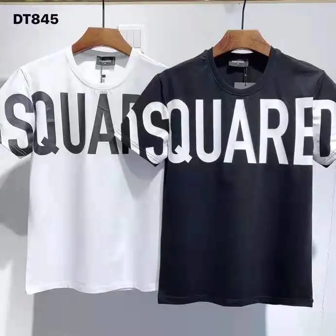 

DSQUARED2 Men's Letter Short Sleeve T-Shirt Top DT845