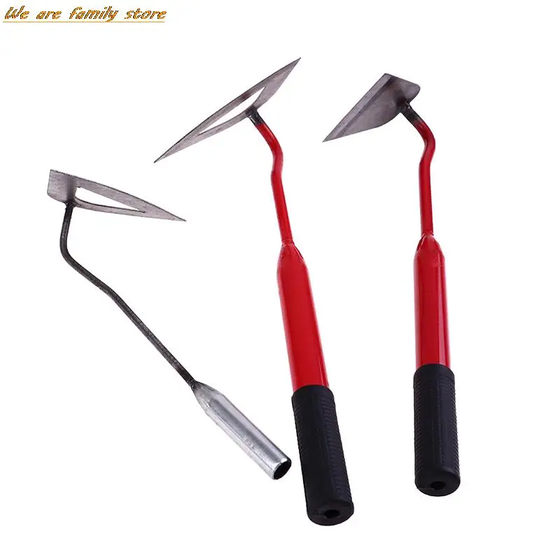 

New 1PC Hardened Hollow Hoe Handheld Weeding Rake Planting Vegetable Farm Garden Tools Garden Tilling Shovels
