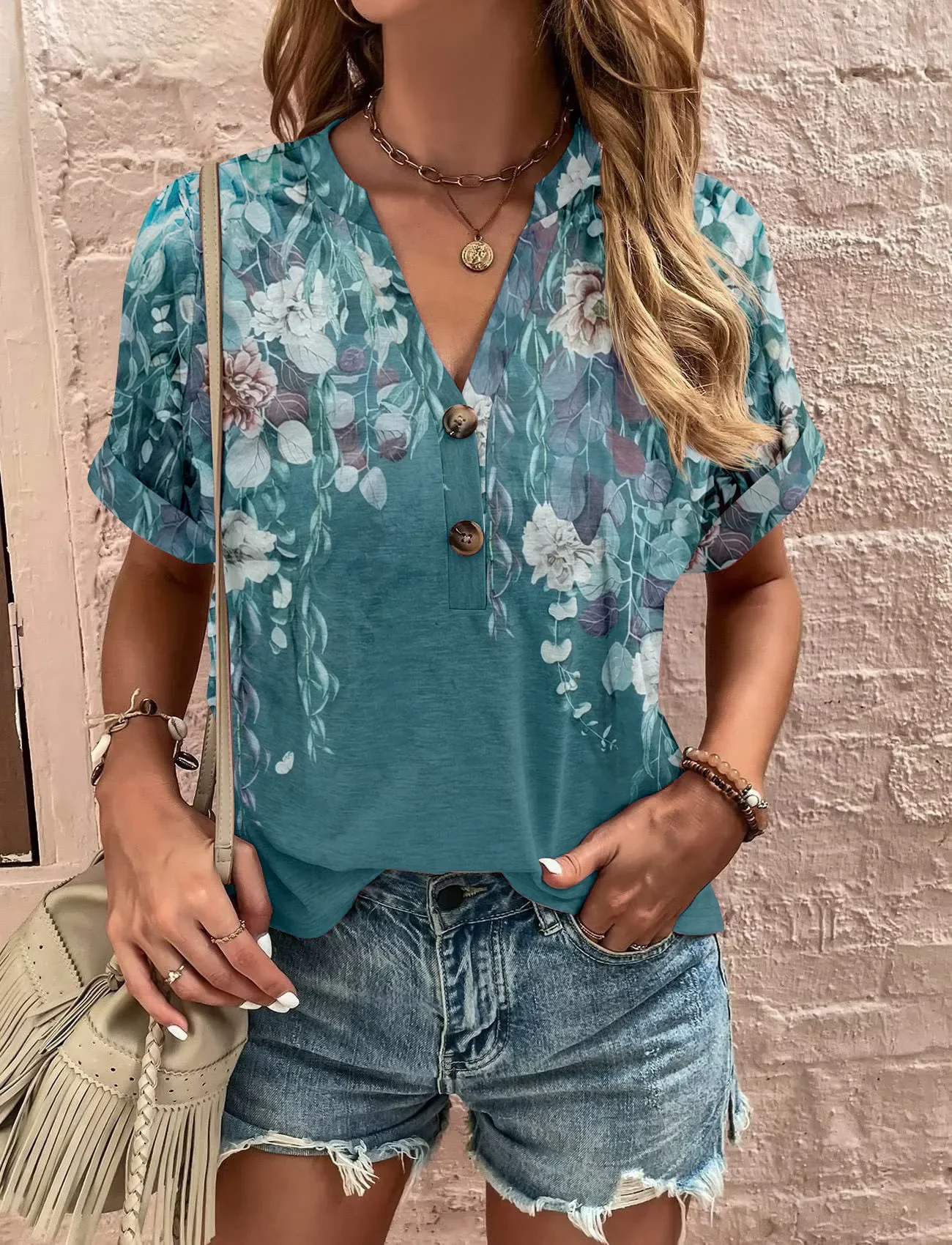 Весна и лето 2022 новые топы в Европе США модная женская повседневная футболка с