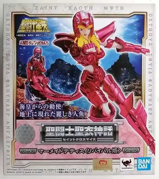 Фото BANDAI Saint ткань миф Русалка Thetis Saint Seiya аниме модель персонажа игрушка подарочная коллекция №1