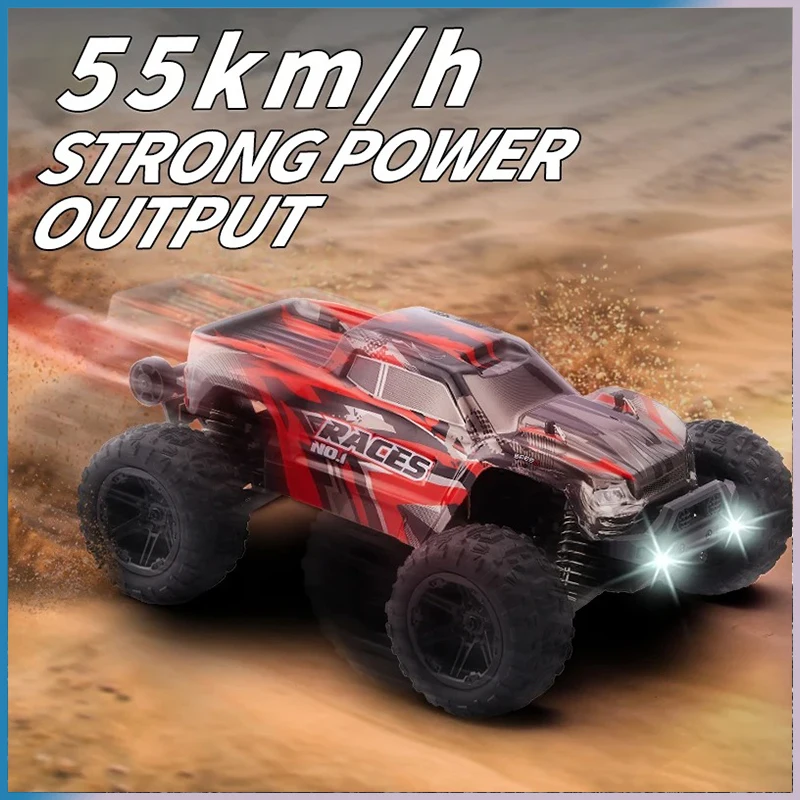 HXRC 8609 8610 1:14 55 км/ч 4WD Радиоуправляемая машина со стандартным дистанционным
