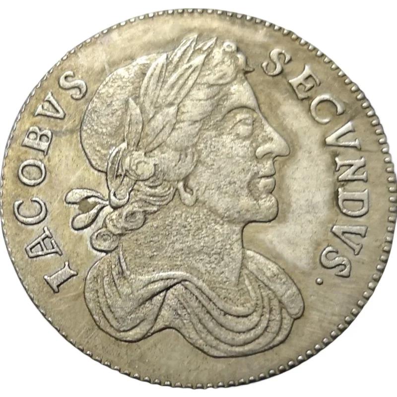 (1685-1687) Англия 1/2 Пенни-Джеймс ИИ копия редкая монета