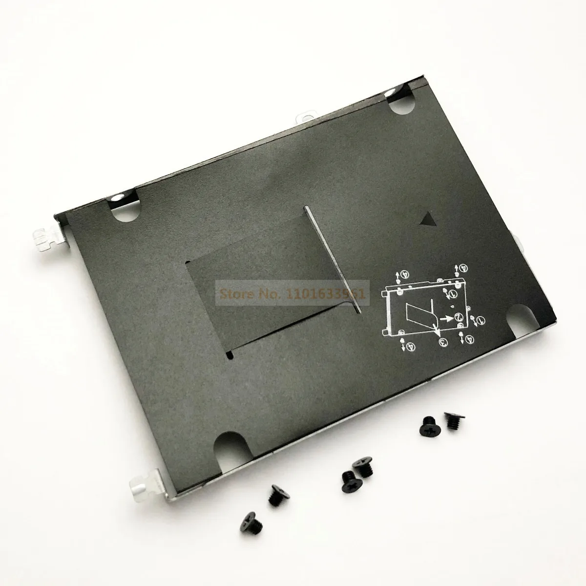 2.5 Inch HDD SSD SATA Hard Disk Drive Caddy Frame Tray Bracket + Screws for HP ProBook 450 455 470 475 G4