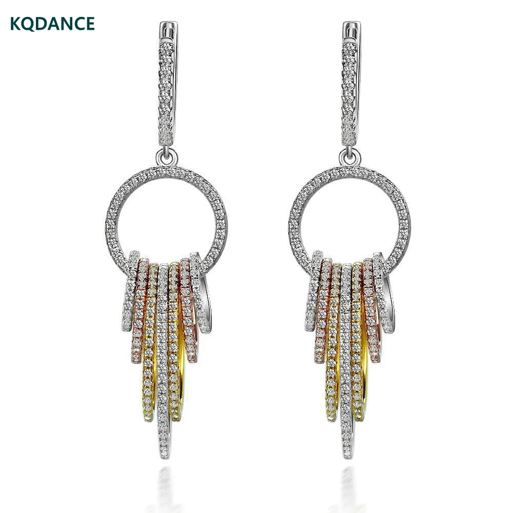 

Женские серьги из серебра 925 пробы, с круглыми кисточками