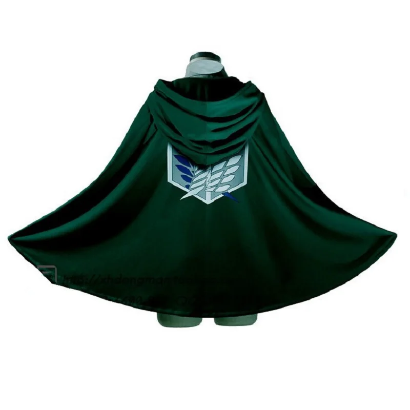 

On Sale Anime Attack on Titan Cloak Shingeki No Kyojin Scouting Legion Aren / Levi Capes Cosplay Costume