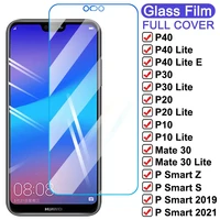 9d protective glass for huawei p20 pro p10 lite plus screen protector mate 30 p30 p40 lite e p smart z s 2019 tempered glass