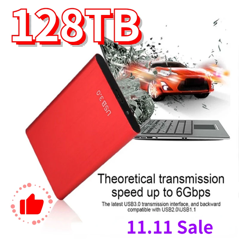 

Original Portable 256TB SSD 4TB 16TB External Hard Drive Type-C USB 3.1 High Speed 8TB External Storage Hard Disks For Laptops