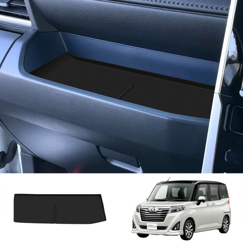 

Для TOYOTA ROOMY CUSTOM 2022 2023 2024, силиконовая передняя панель, центральный контроль, ящик для хранения пилота, крышка лотка, отделка, аксессуары