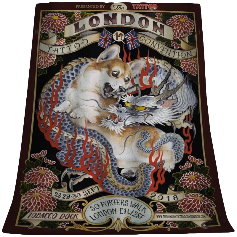 

Великолепный Британский злодец из Лондона страшный Женский творческий постер рок теплое уютное фланелевое одеяло для путешествий на диван