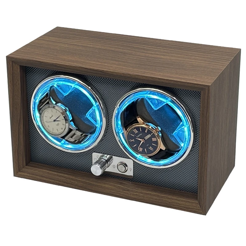 Watch Winder Box Automatic Usb Power Luxury Wooden Watch Box Suitable For Mechanical Watches Quiet Rotate Electric Motor Boxes