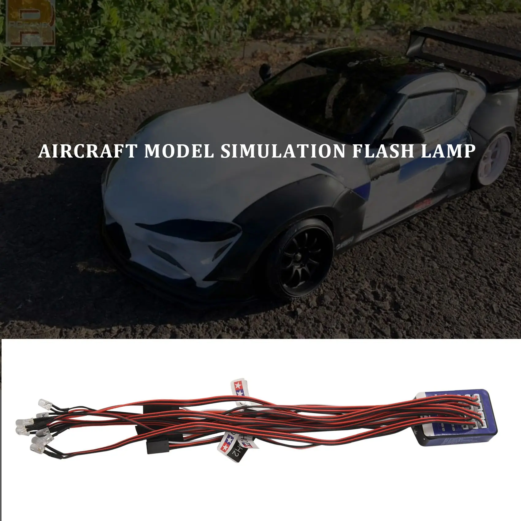 12 лампочек набор рулевого тормоза вспышка для моделей масштаба 1/10